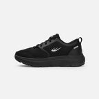 Jacquard mesh upper with hot melt overlays, mesh lining, pull tab for easy on and off, and Bounce Pad insole system. Molded EVA midsole and durable rubber outsole for better cushion and traction. Provides comfort, breathability, durability, and heel cushioning. 