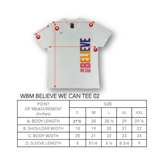 WBM BELIEVE WE CAN TEE 02