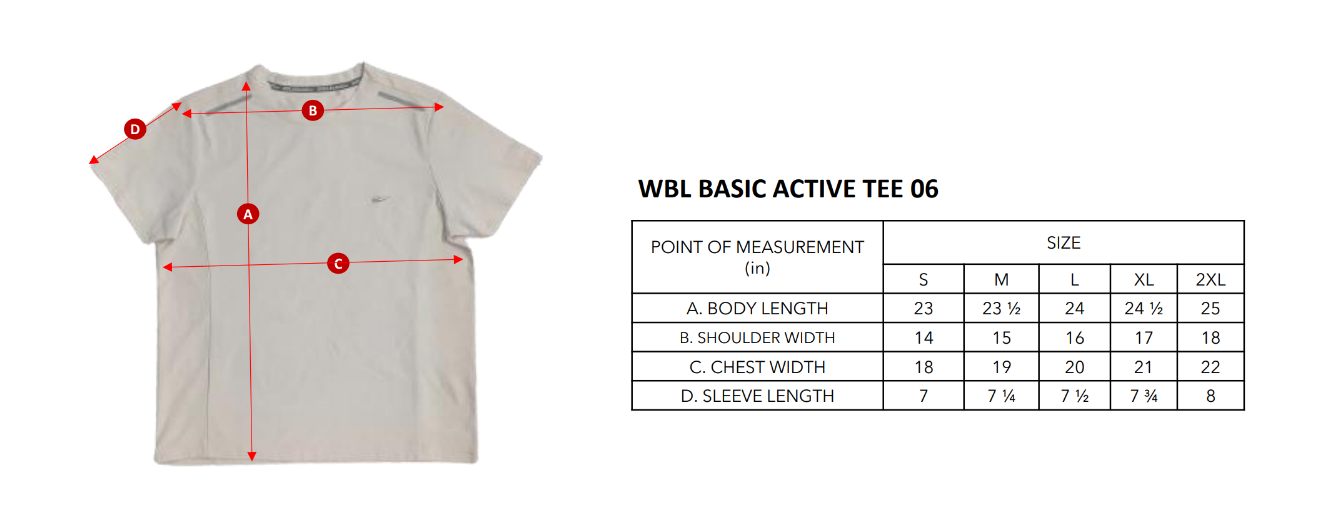 WBL BASIC ACTIVE TEE 06
