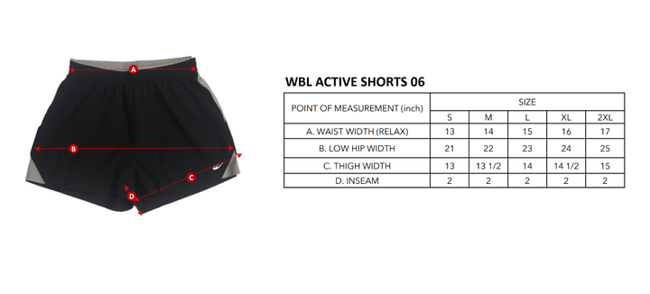 WBL ACTIVE SHORTS 06