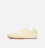 Combination of suede and man-made leather upper, mesh lining, flat two tone rubber outsole, and Bounce Pad insole system. Provides comfort, breathability, a more secure fit, durability, premium aesthetics, and cushioning in every step to prevent heel shock.