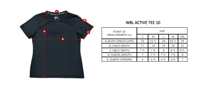 WBL ACTIVE TEE 10