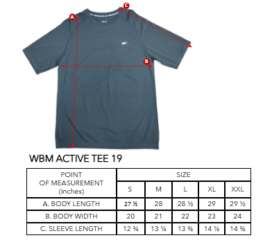 WBM ACTIVE TEE 19