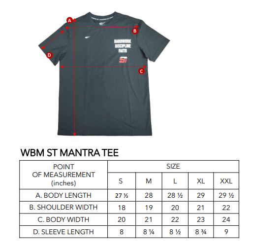 WBM ST MANTRA TEE
