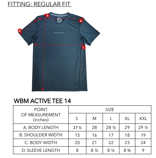 WBM ACTIVE TEE 14