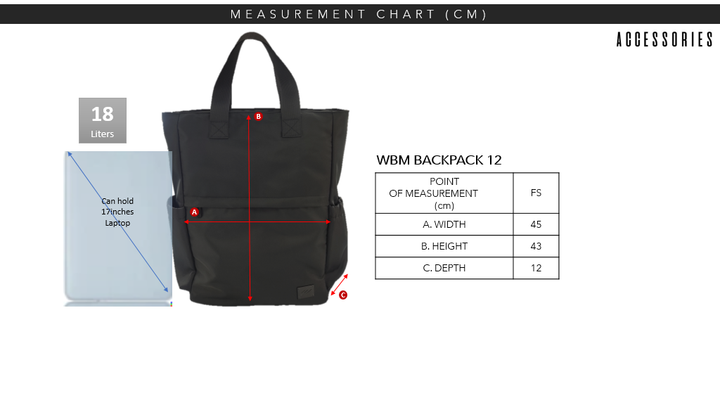 WBM BACKPACK 12