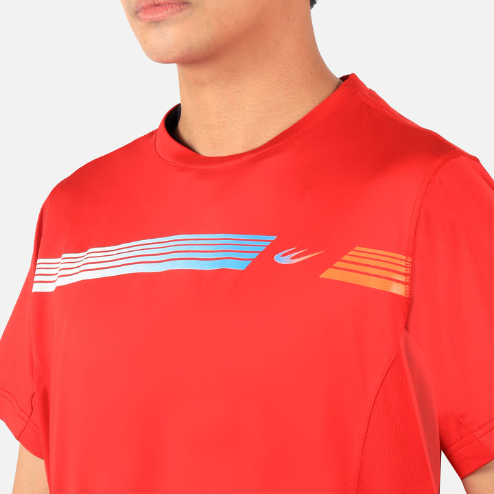 WBM STRIPED ACTIVE TEE